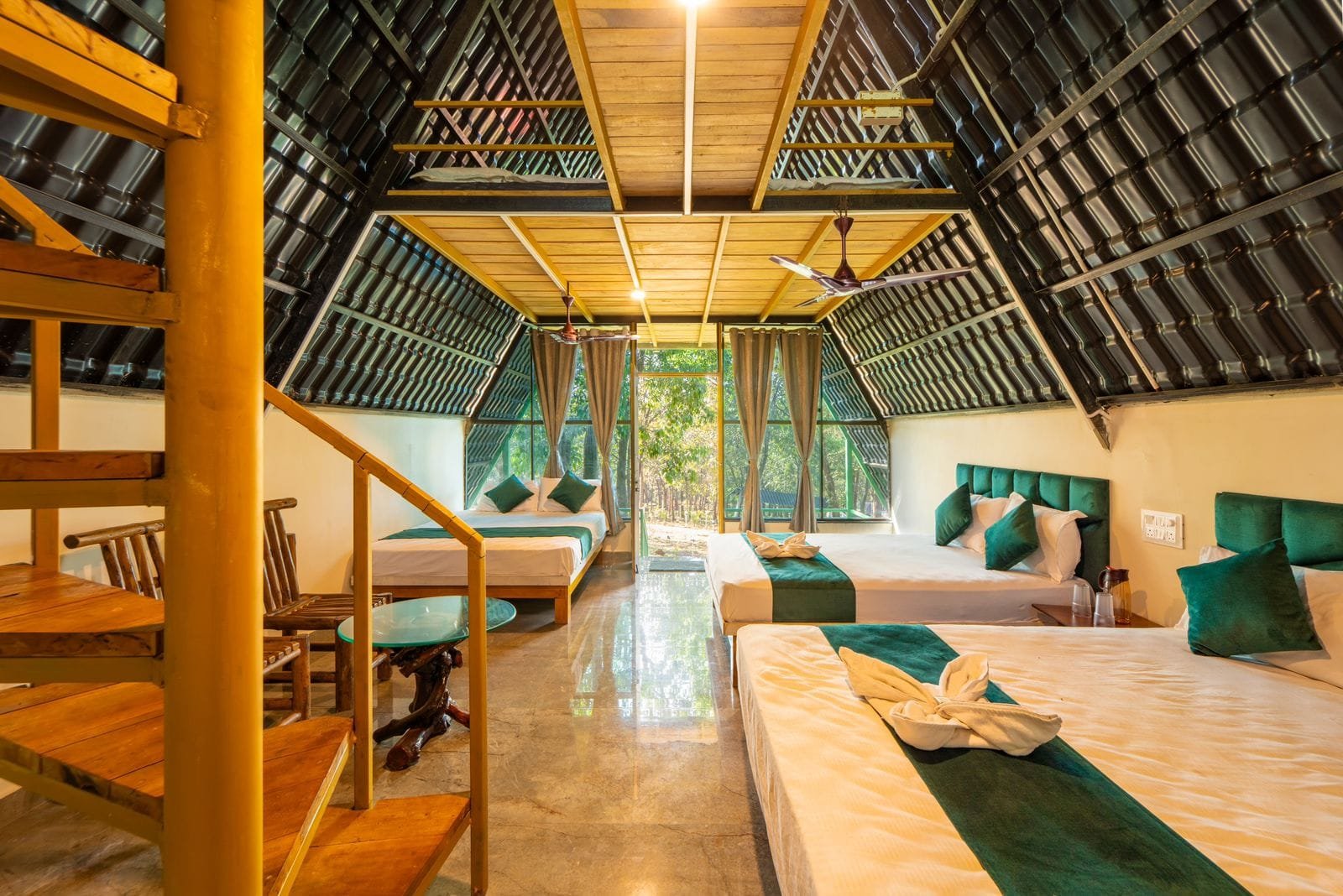 Evergreen Couple Cottage at Dandeli Forest Delight Resort