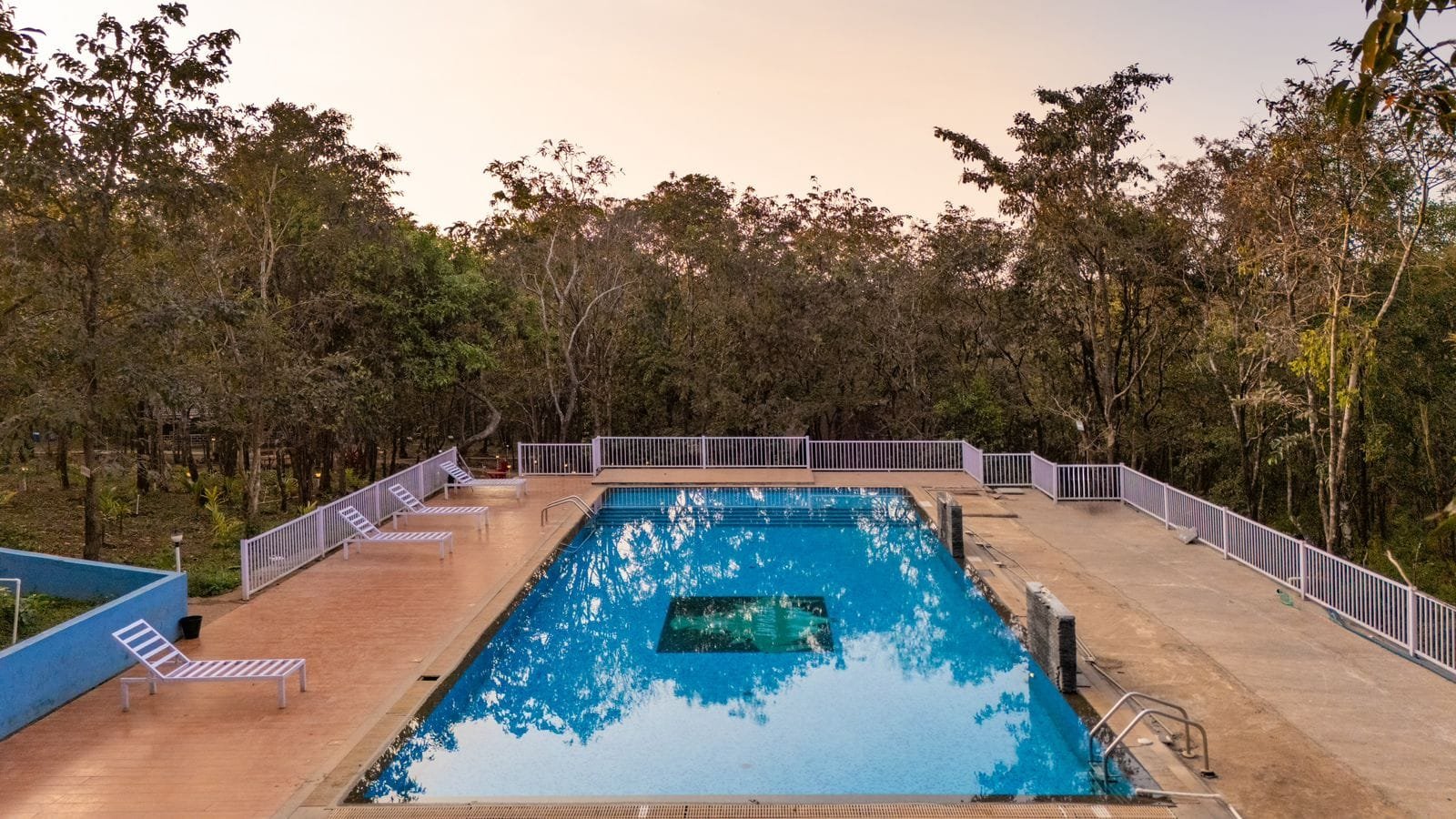Outdoor Swimming Pool at Dandeli Forest Delight Resort